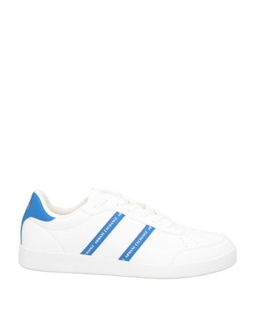 ARMANI EXCHANGE Blue Sneakers Polyester for men