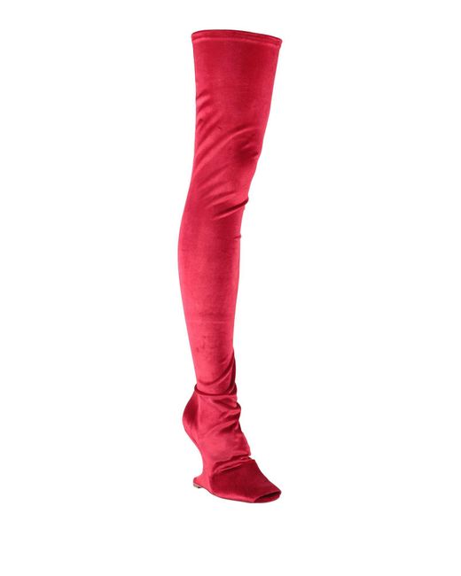 Rick Owens Red Boot