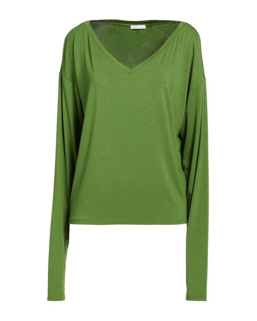 Patrizia Pepe Green T-Shirt Viscose, Elastane