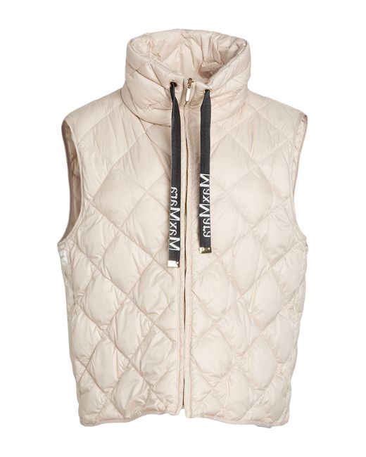 Max Mara White Vest Polyamide