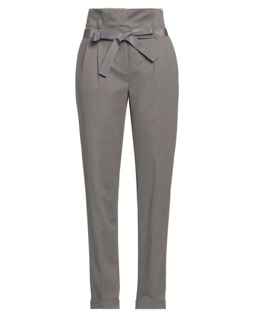 Alberta Ferretti Gray Trouser