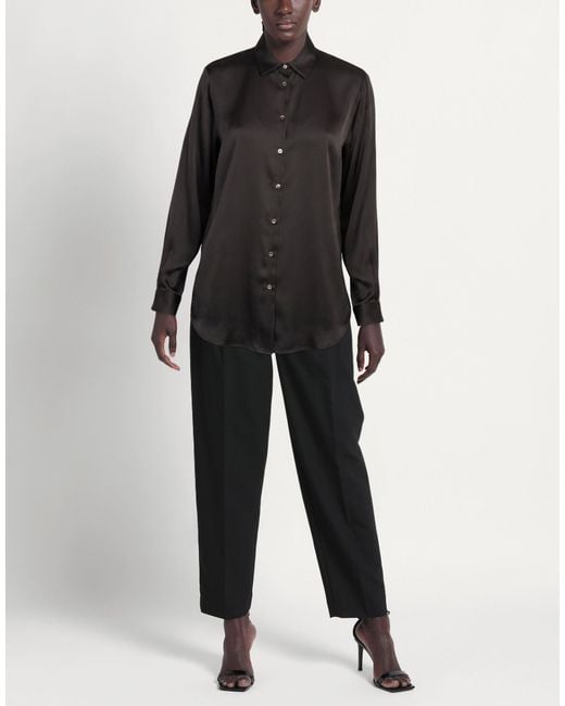 RUE DU BAC Black Shirt Polyester, Elastane