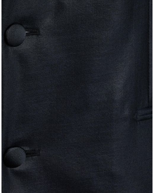 Tagliatore Blue Midnight Suit Virgin Wool, Elastane for men