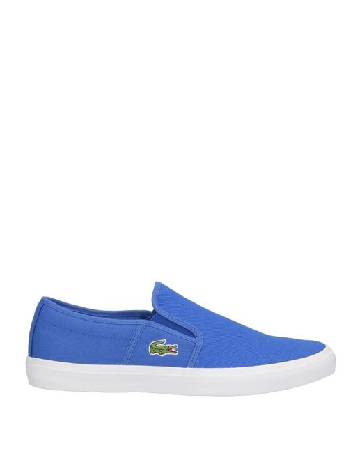 Lacoste Blue Sneakers Textile Fibers for men