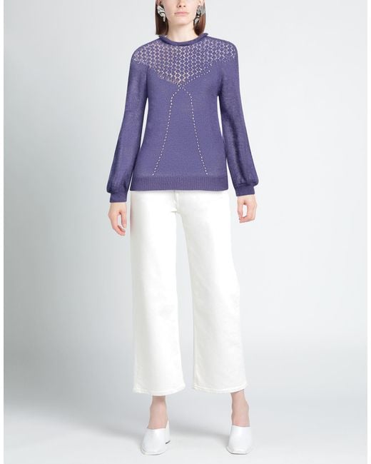 Alberta Ferretti Purple Jumper