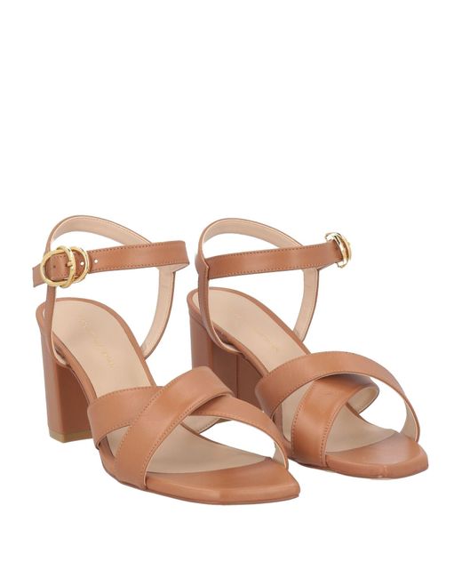 Stuart Weitzman Pink Tan Sandals Leather