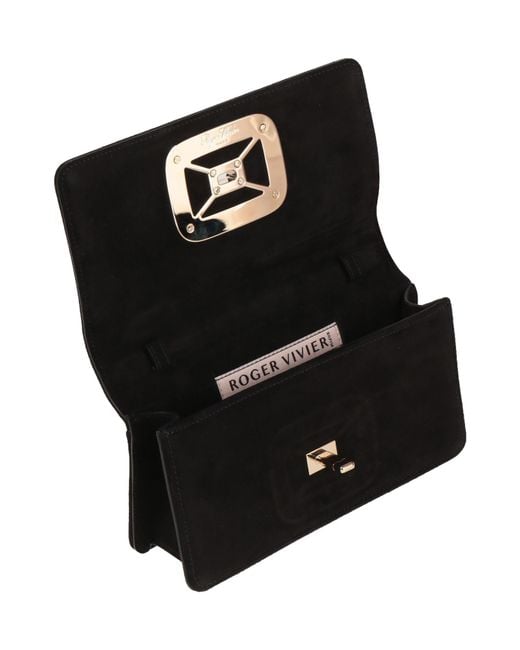 Roger Vivier Black Cross-Body Bag Leather