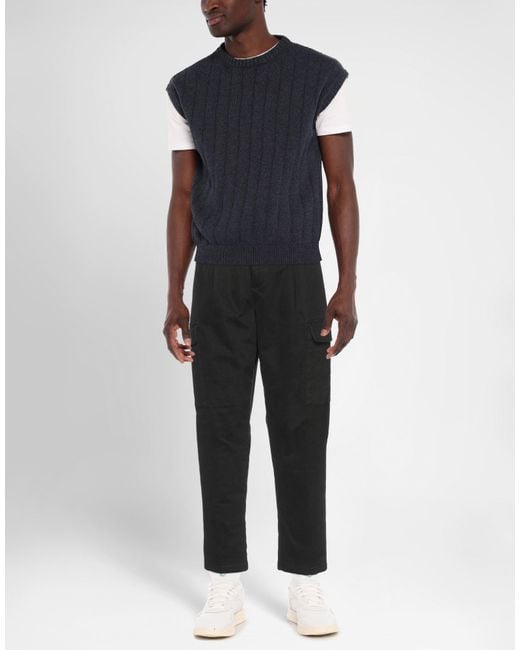 Officina 36 Black Pants for men