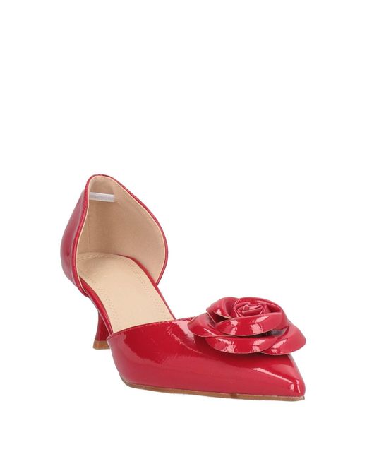 Twenty Four Haitch Red Pumps