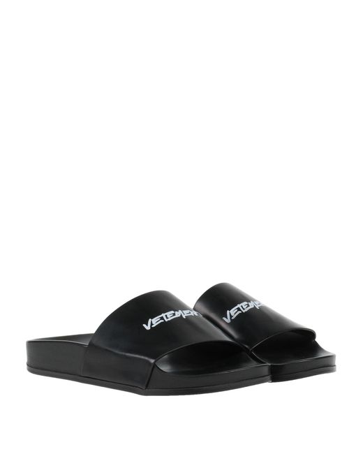 Vetements Black Sandals