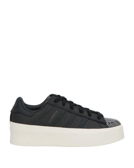 Adidas Originals Black Sneakers Leather, Textile Fibers