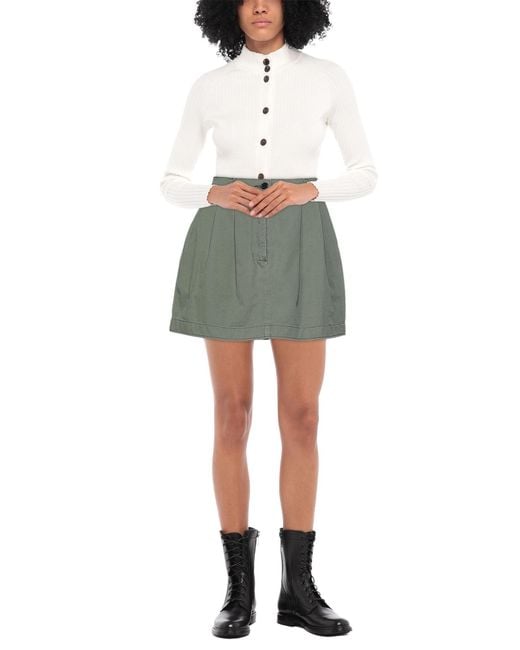 Department 5 Green Mini Skirt