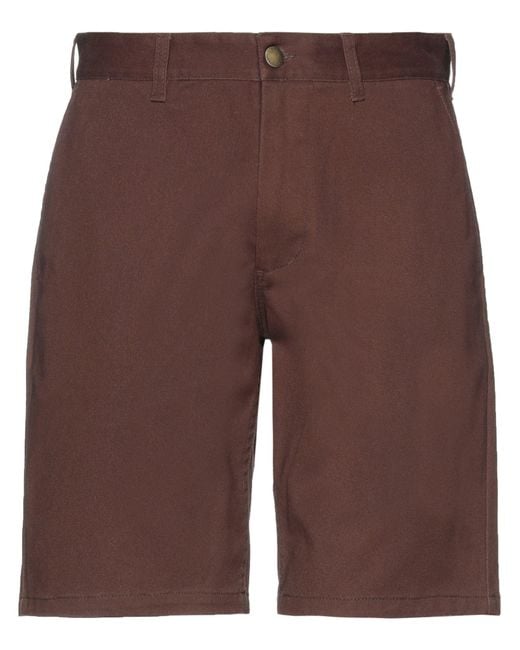 Obey Denim Shorts in Cocoa (Brown) for 