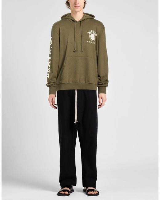 DIESEL Green Sweatshirt for men