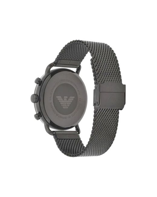 Montre de poignet Emporio Armani pour homme en coloris Black