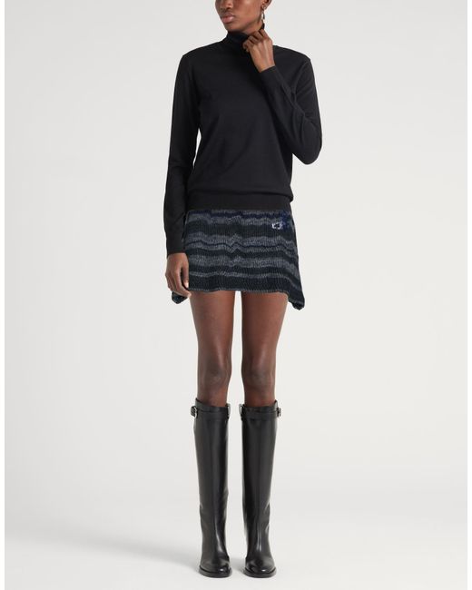 Vivienne Westwood Black Mini Skirt Linen, Wool
