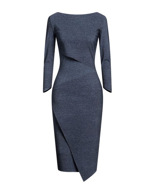 La Petite Robe Di Chiara Boni Blue Midi Dress