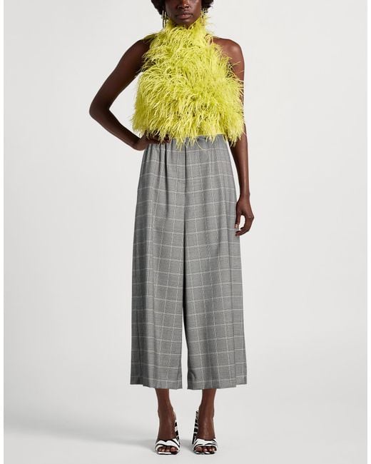 Weekend by Maxmara Gray Pants Virgin Wool, Polyester, Elastane