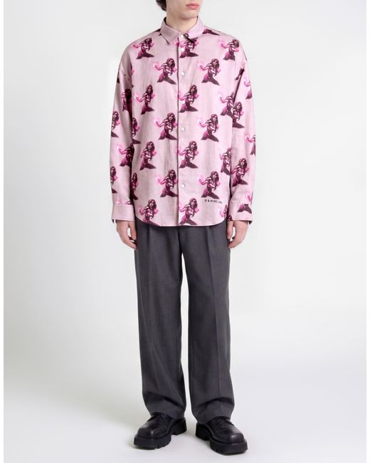 Acne Pink Shirt Linen for men