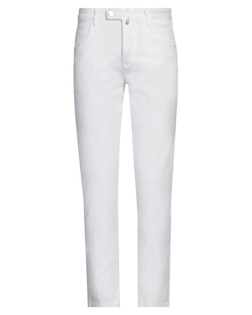 Incotex White Trouser for men