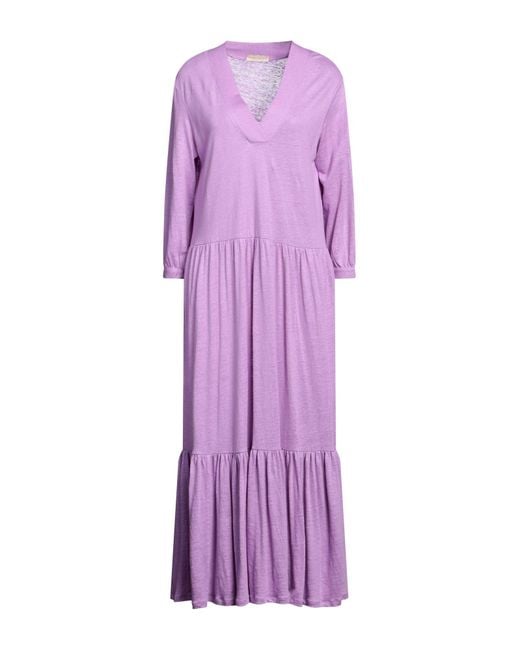 Purotatto Purple Maxi Dress