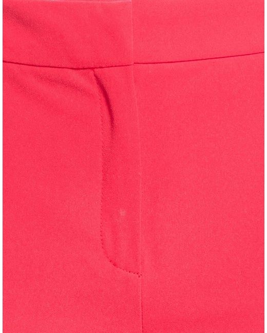 Marella Red Pants Polyester, Elastane