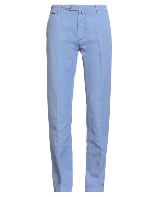 Jacob Cohen Blue Academy Azure Pants Cotton, Linen for men