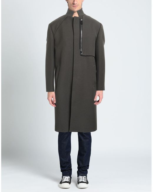 Alessandro Dell'acqua Gray Coat for men