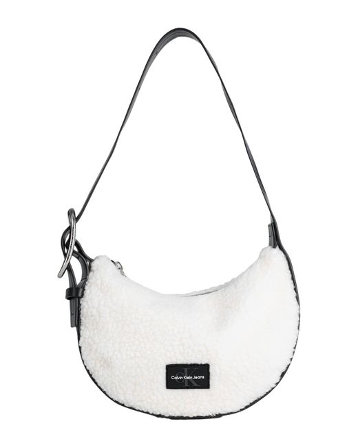 Calvin Klein White Shoulder Bag