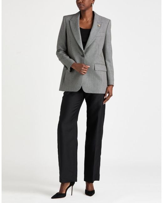 Lardini Gray Blazer Wool