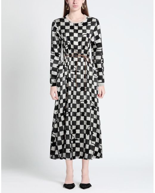 Alysi White Maxi-Kleid