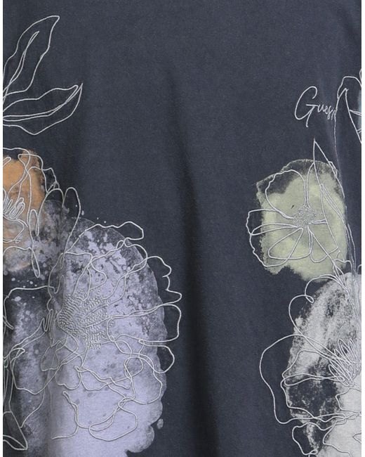 Guess Blue Eco T-Shirt Organic Cotton, Cotton for men