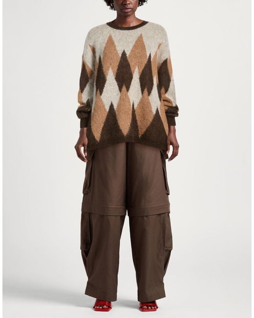 Kaos Brown Sweater Acrylic, Alpaca Wool, Polyamide