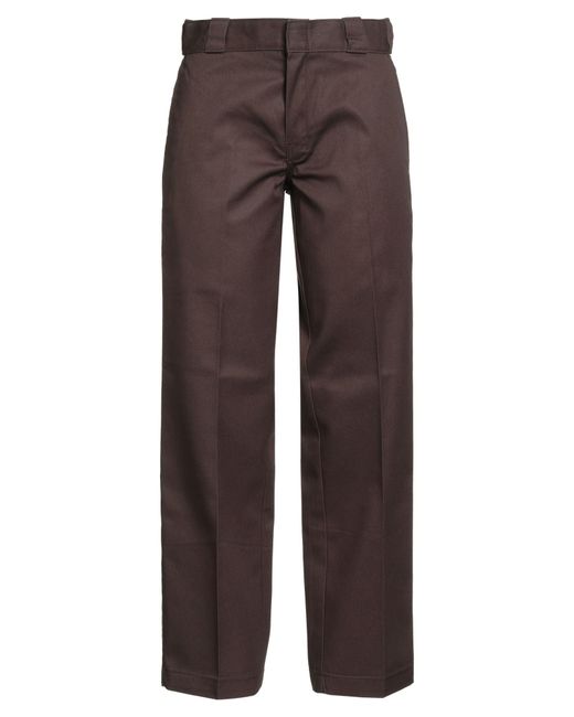 Dickies Brown Pants Polyester, Cotton