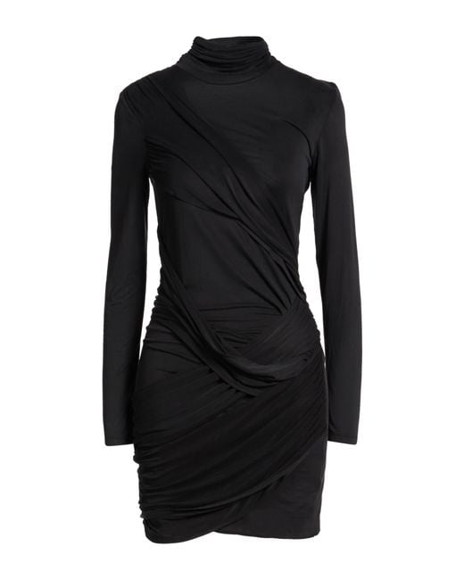 GAUGE81 Black Mini Dress Cupro, Elastane