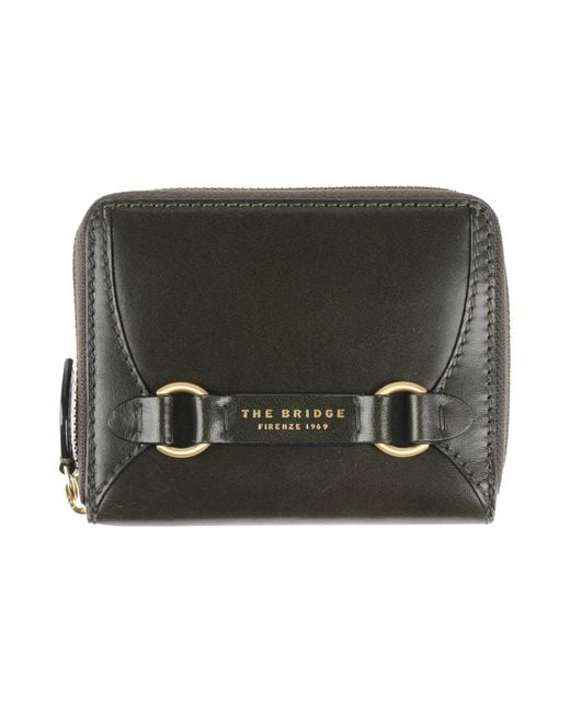 The Bridge Green Wallet Leather
