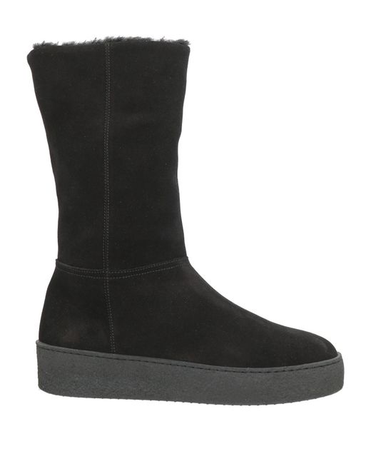 Fabiano Ricci Black Ankle Boots Leather