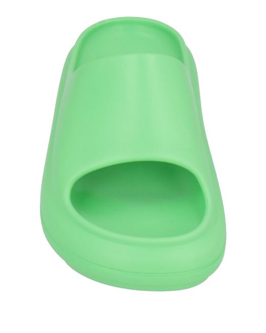 MSGM Green Sandals