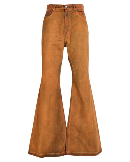 Rick Owens Brown Jeans Cotton for men