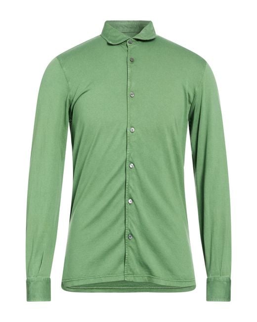 Fedeli Green Shirt for men