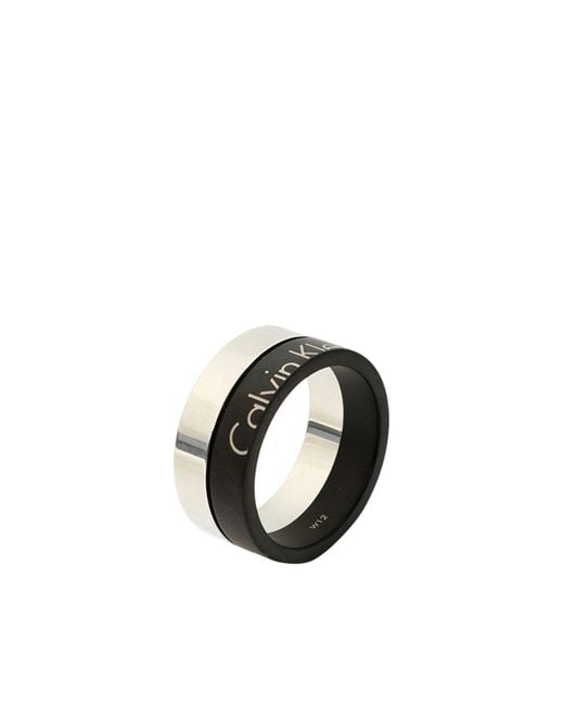 Calvin Klein Black Ring for men