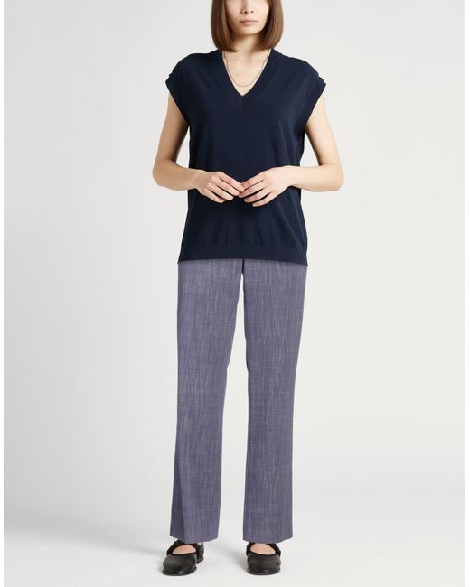 Etro Blue Pants Viscose, Polyester