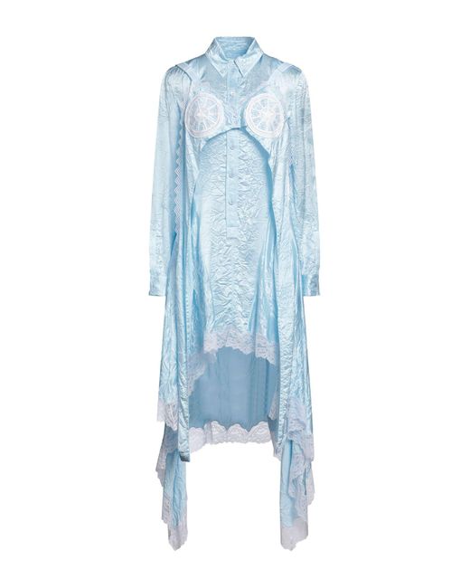 Burberry Blue Midi Dress