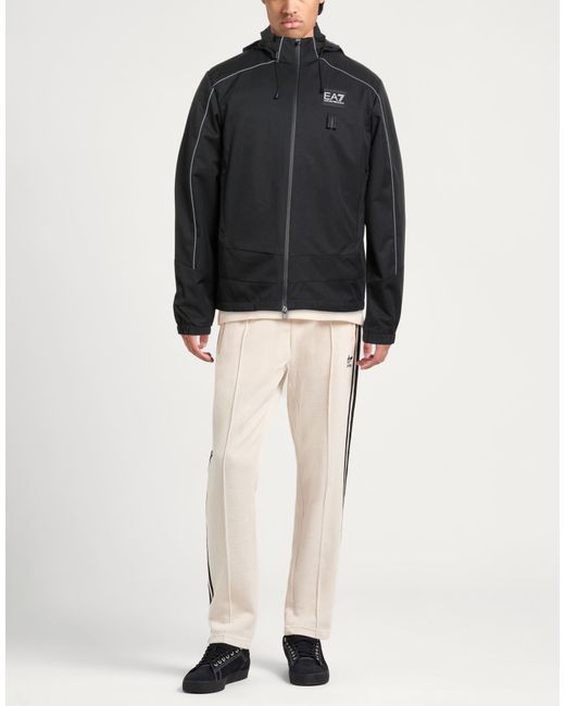 EA7 Black Puffers for men