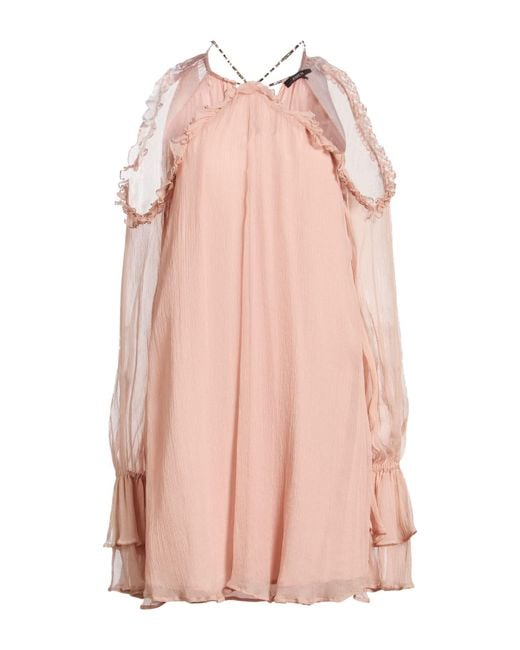 Amen Pink Mini Dress Silk
