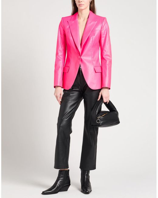 Jitrois Pink Fuchsia Blazer Lambskin