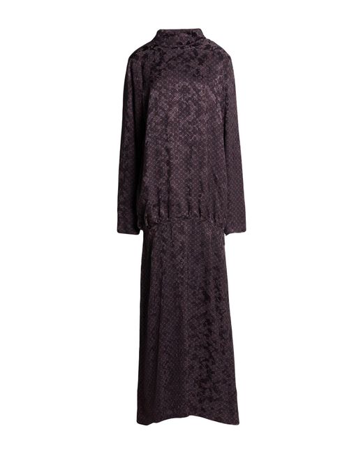 Dries Van Noten Purple Maxi Dress