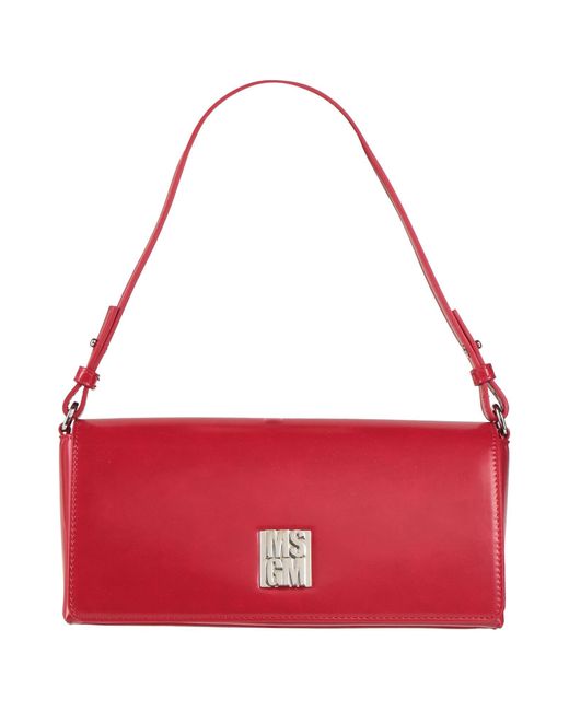 MSGM Red Handbag