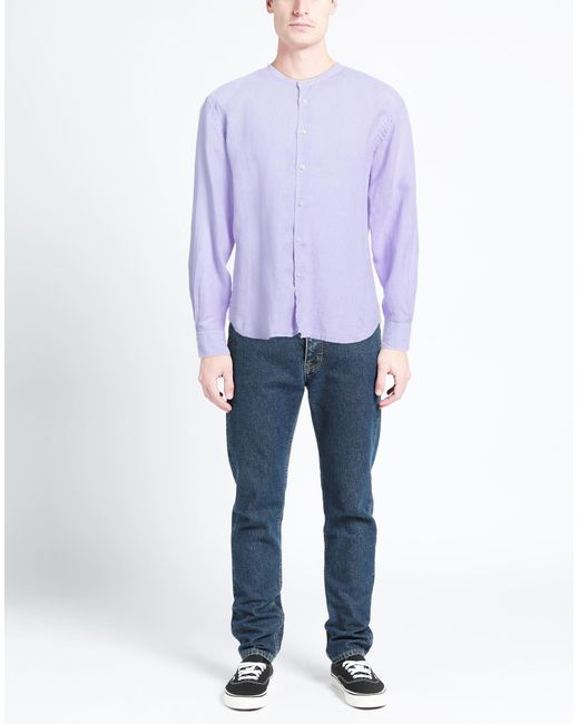 Fedeli Purple Shirt for men