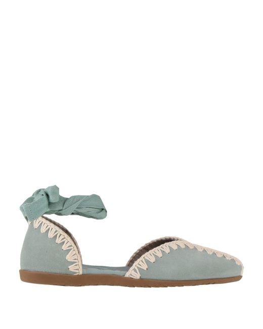 Mou Metallic Ballet Flats